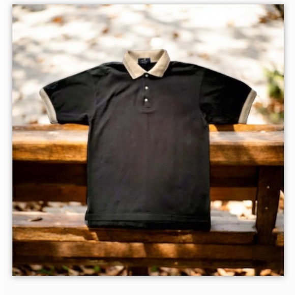 VINTAGE ASH CITY GOLF SHIRT SIZE LARGE-Excellent shape! 2003 -Black/Tan-… - Picture 4 of 9